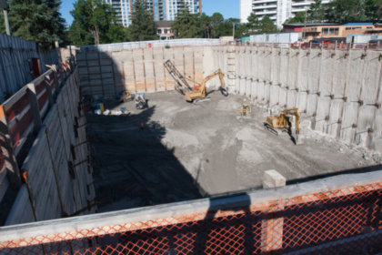 Image of Gibson Square - South Structure (Excavation)